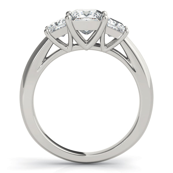 Square Three-Stone Princess Cut Diamond Engagement Ring · 1.27 ct tw