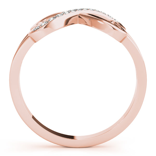 Heart Infinity Diamond Fashion Ring · 0.13 ct tw