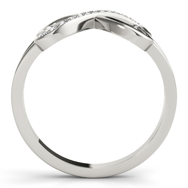 Heart Infinity Diamond Fashion Ring · 0.13 ct tw