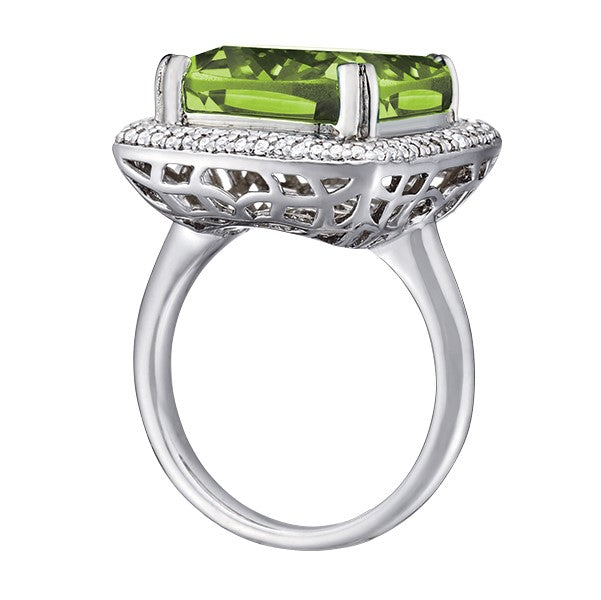 Cushion Princess Gemstone Fashion Ring · 0.43 ct tw