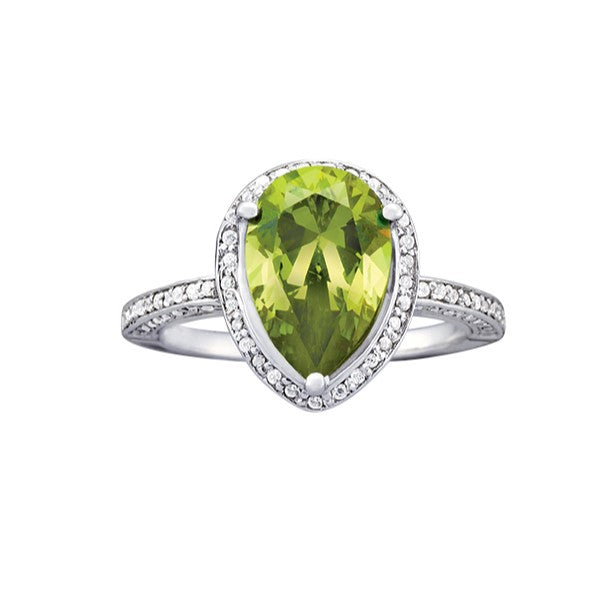 Pear Gemstone Fashion Ring · 0.55 ct tw