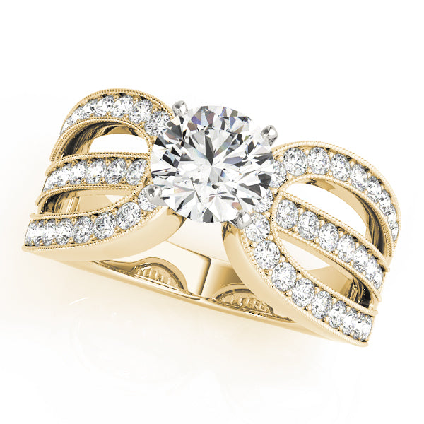 Multi-Row Diamond Engagement Ring · 0.52 ct tw