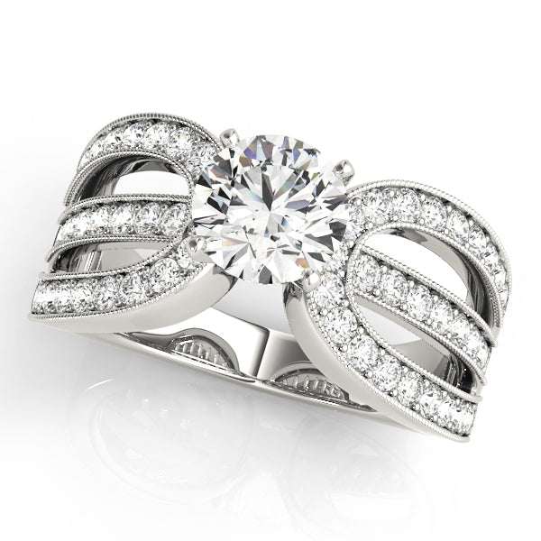 Multi-Row Diamond Engagement Ring · 0.52 ct tw