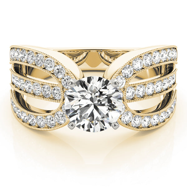Multi-Row Diamond Engagement Ring · 0.52 ct tw
