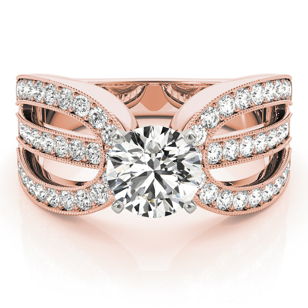 Multi-Row Diamond Engagement Ring · 0.52 ct tw