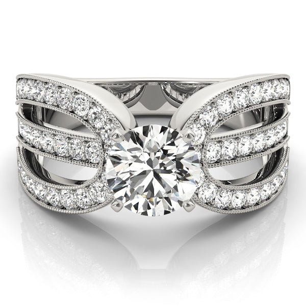 Multi-Row Diamond Engagement Ring · 0.52 ct tw