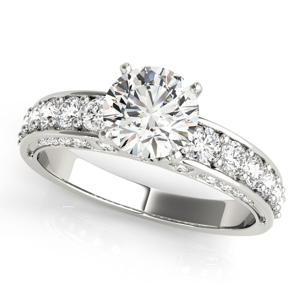 Multi-Row Diamond Engagement Ring · 0.50 ct tw