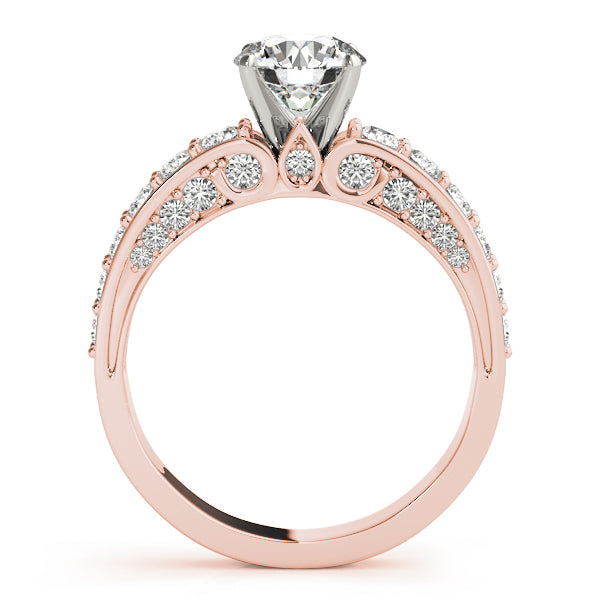 Multi-Row Diamond Engagement Ring · 0.50 ct tw