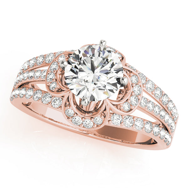 Multi-Row Diamond Engagement Ring · 0.58 ct tw