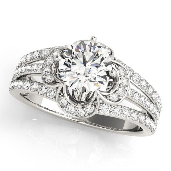 Multi-Row Diamond Engagement Ring · 0.58 ct tw