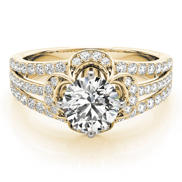 Multi-Row Diamond Engagement Ring · 0.58 ct tw