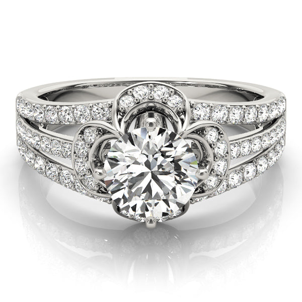 Multi-Row Diamond Engagement Ring · 0.58 ct tw