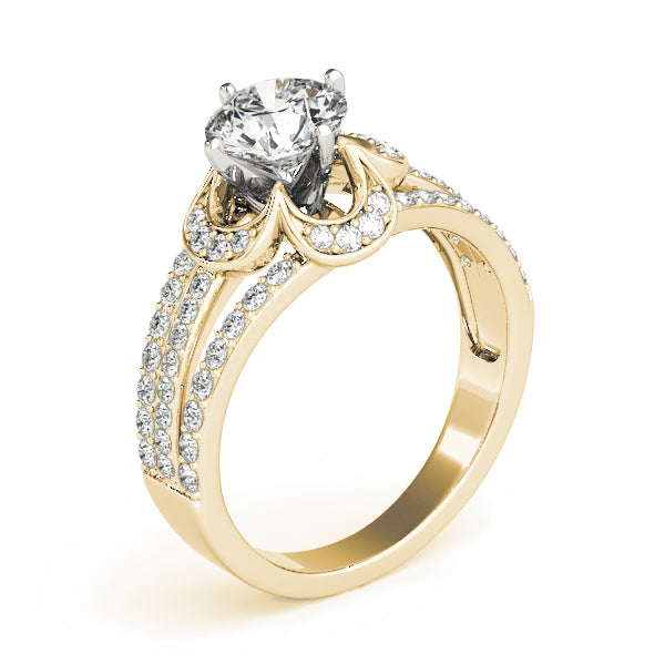 Multi-Row Diamond Engagement Ring · 0.58 ct tw