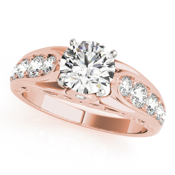 Single Row Prong Set Diamond Engagement Ring · 0.48 ct tw