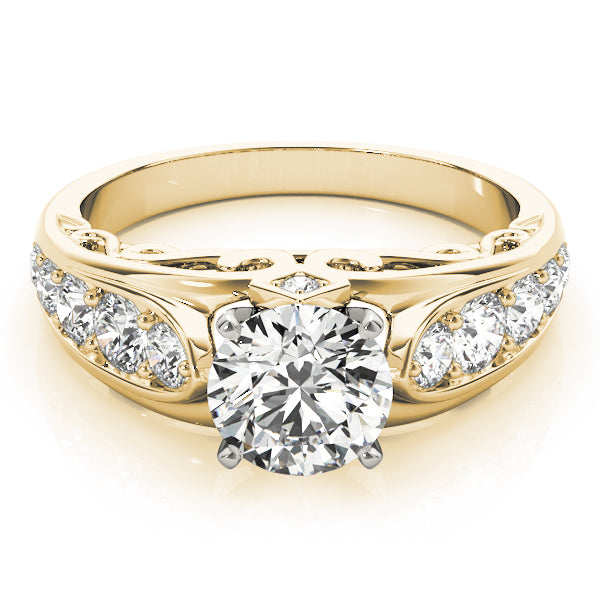 Single Row Prong Set Diamond Engagement Ring · 0.48 ct tw
