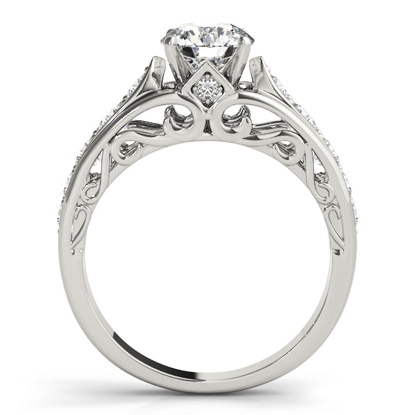 Single Row Prong Set Diamond Engagement Ring · 0.48 ct tw