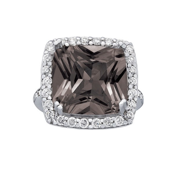 Cushion Princess Gemstone Fashion Ring · 0.91 ct tw