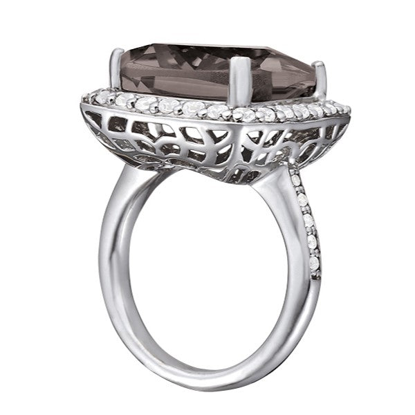Cushion Princess Gemstone Fashion Ring · 0.91 ct tw