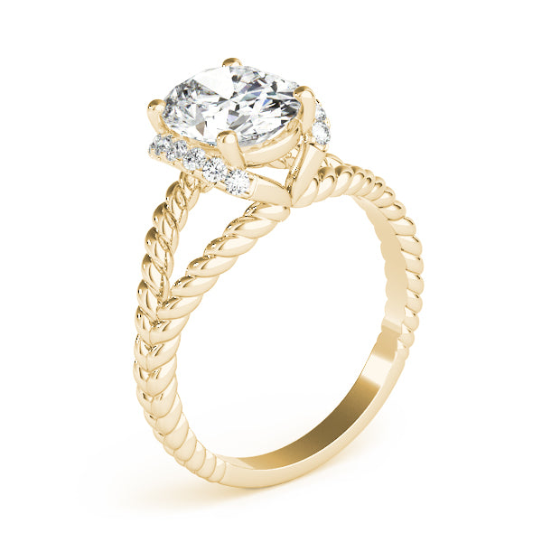 Oval Gemstone Fashion Ring · 0.14 ct tw