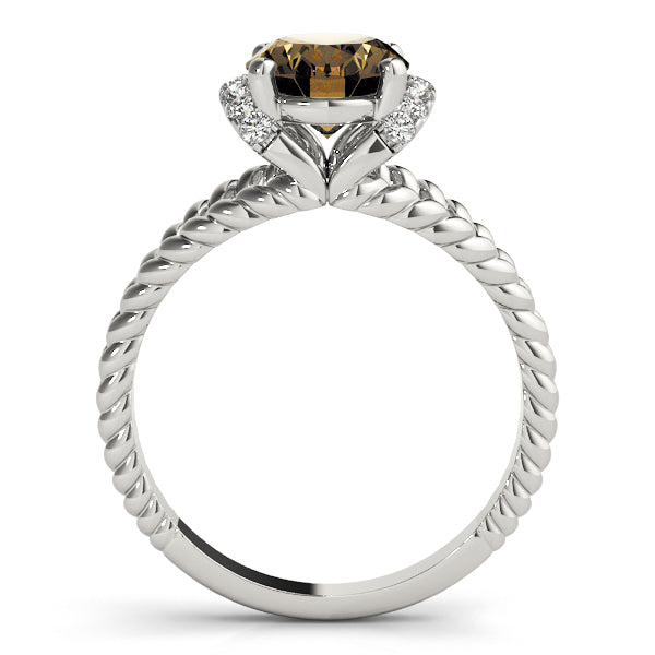 Oval 9x7 Diamond Engagement Ring · 0.10 ct tw