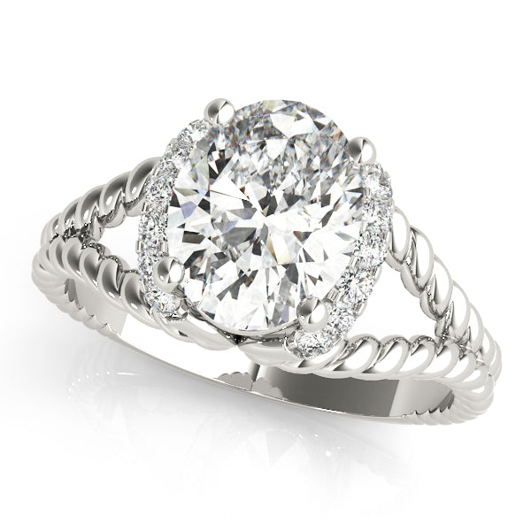 Oval Gemstone Fashion Ring · 0.14 ct tw