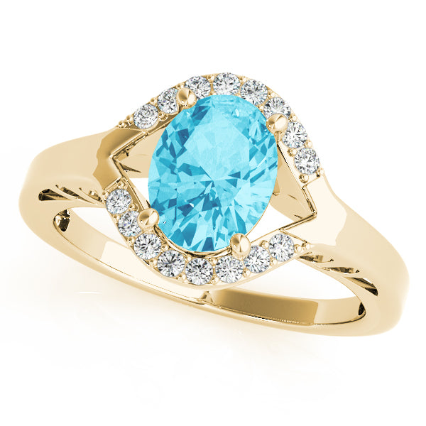 Oval 10x8 Diamond Fashion Ring · 0.12 ct tw
