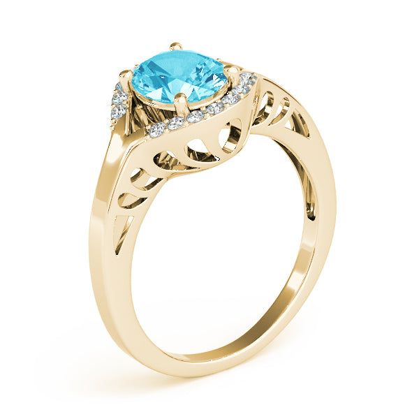Oval 12x10 Diamond Fashion Ring · 0.15 ct tw