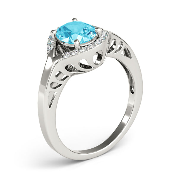 Oval 10x8 Diamond Fashion Ring · 0.12 ct tw