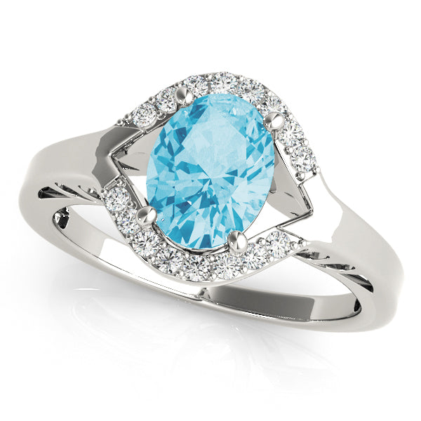 Oval 10x8 Diamond Fashion Ring · 0.12 ct tw