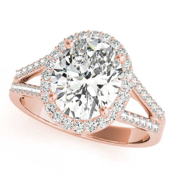 Oval Gemstone Engagement Ring · 0.36 ct tw