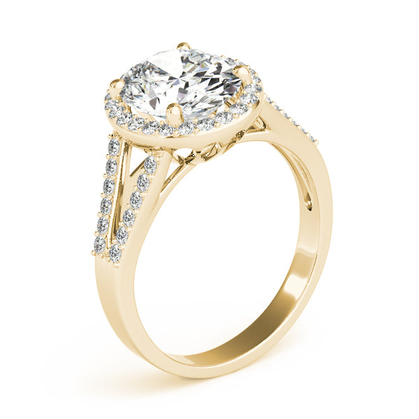Oval 11x9 Diamond Engagement Ring · 0.38 ct tw