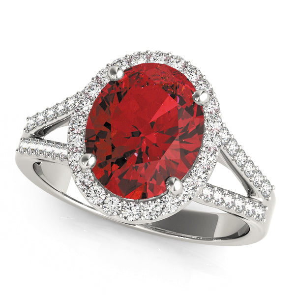 Oval 8x6 Diamond Engagement Ring · 2.33 ct tw