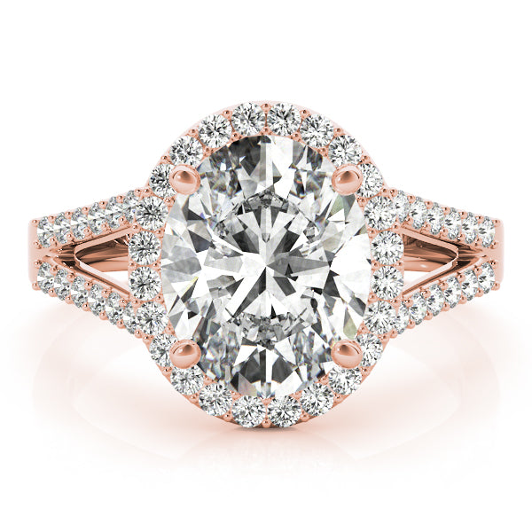 Oval Gemstone Engagement Ring · 0.36 ct tw