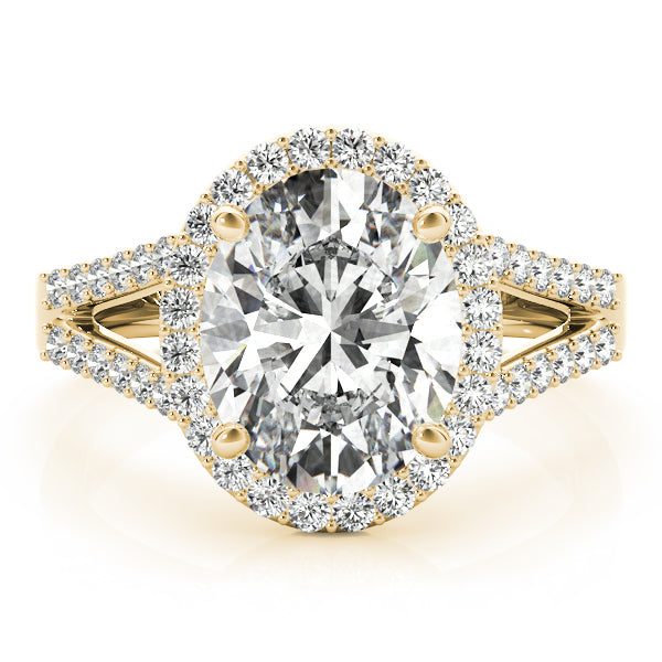 Oval 11x9 Diamond Engagement Ring · 0.42 ct tw
