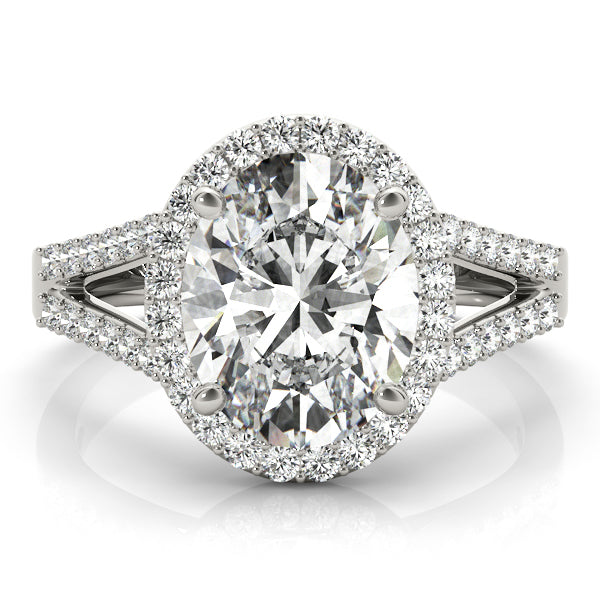 Oval Gemstone Engagement Ring · 0.36 ct tw