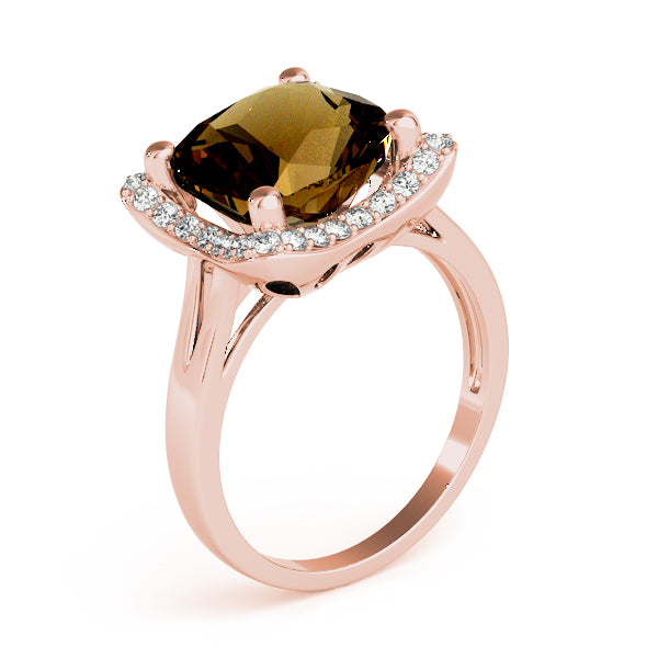 Cushion Princess Gemstone Fashion Ring · 0.27 ct tw