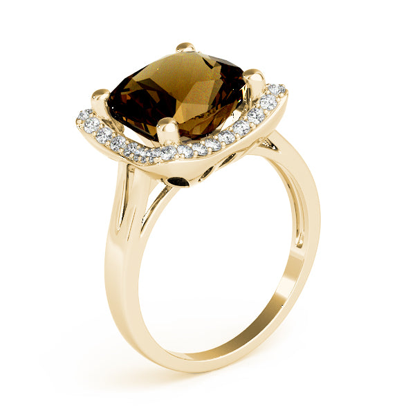 Cushion Princess Gemstone Fashion Ring · 0.27 ct tw