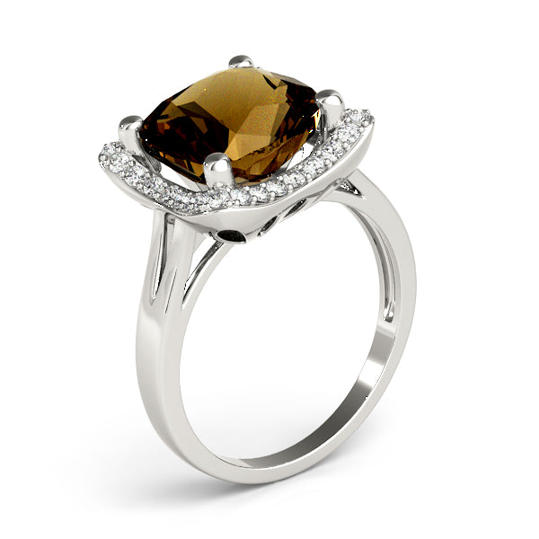 Cushion Princess Gemstone Fashion Ring · 0.24 ct tw