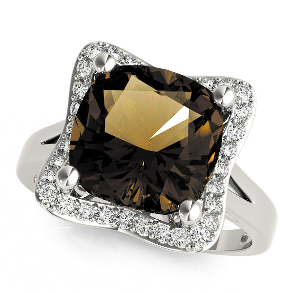 Cushion Princess Gemstone Fashion Ring · 0.24 ct tw