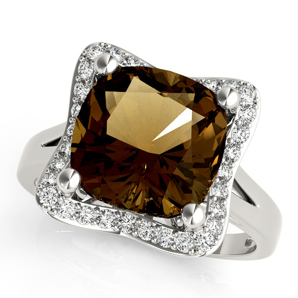 Cushion Princess Gemstone Fashion Ring · 0.24 ct tw