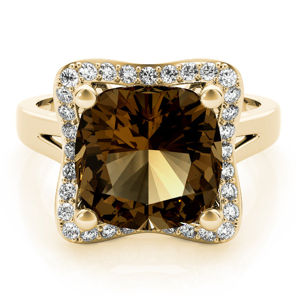 Cushion Princess Gemstone Fashion Ring · 0.21 ct tw