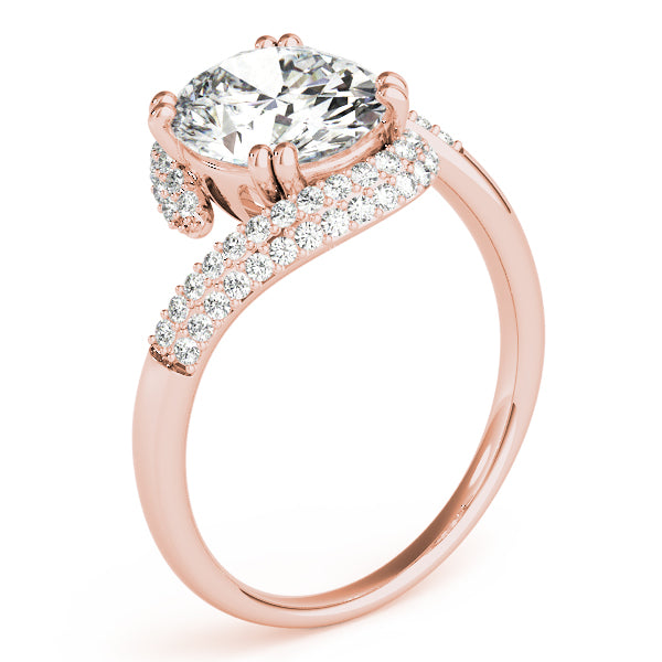 Oval 10x8 Diamond Engagement Ring · 0.26 ct tw