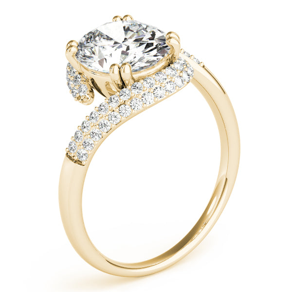 Oval 12x10 Diamond Engagement Ring · 0.28 ct tw