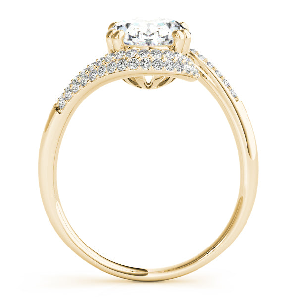 Oval 10x8 Diamond Engagement Ring · 0.26 ct tw