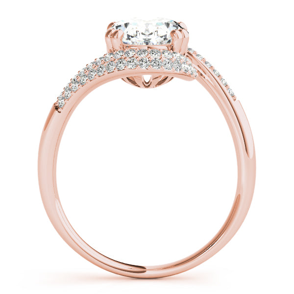 Oval 10x8 Diamond Engagement Ring · 0.26 ct tw
