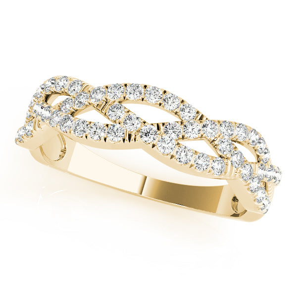 Braided Diamond Band · 0.28 ct tw