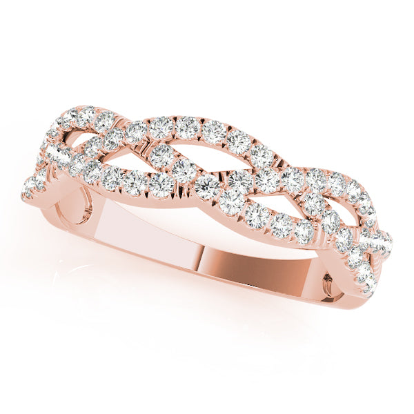 Braided Diamond Band · 0.28 ct tw