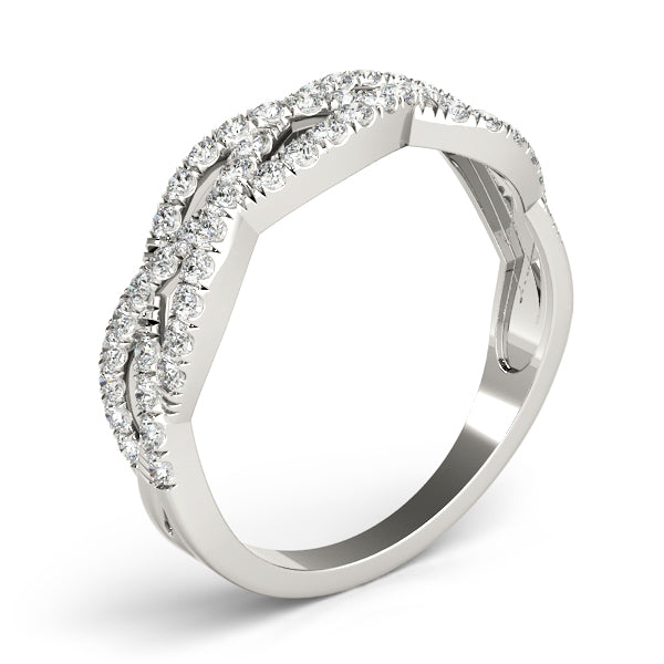 Braided Diamond Band · 0.28 ct tw