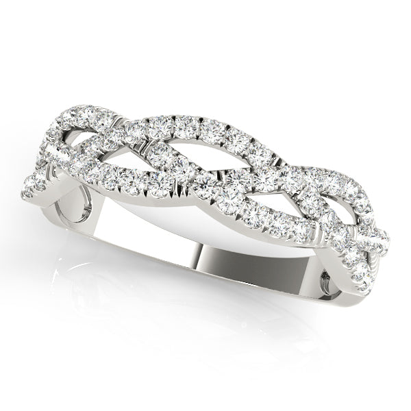 Braided Diamond Band · 0.28 ct tw