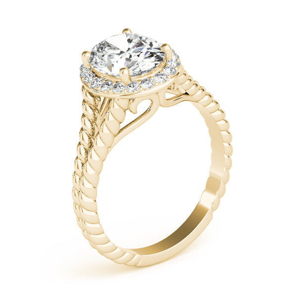 Oval Diamond Engagement Ring · 0.20 ct tw